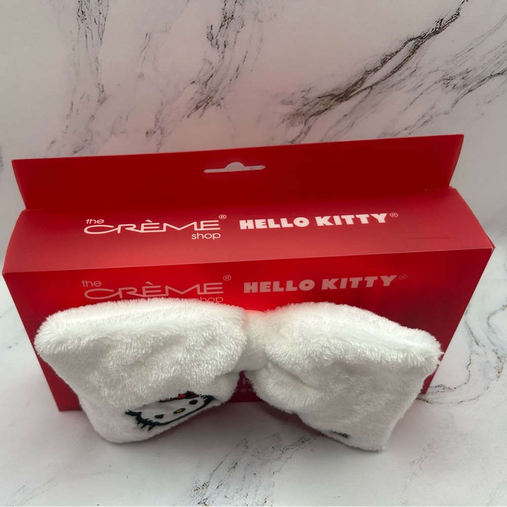 Hello Kitty Spa Headband + “Totally Cute” Nail File Set + Reversible Plushie NWT - Picture 5 of 12